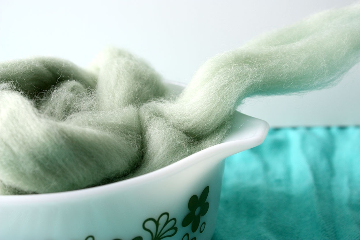 Shamrock Shake - 1oz Wool Fiber