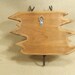Rustic deer coat rack -- lodge cabin decor -- reclaimed western cedar