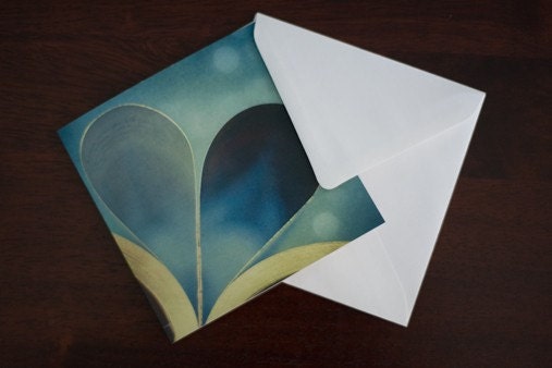 I Heart You - One 5x5 Blank Greeting Card