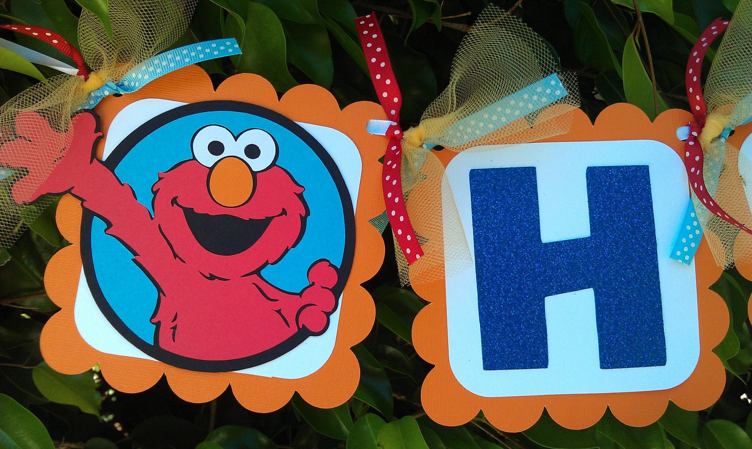 Elmo Birthday Banner
