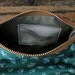 Nautical Zip Pouch w/ Vintage Fishing Lure Zipper Pull / Vintage Printed Cotton Fabric with Fishing Lures