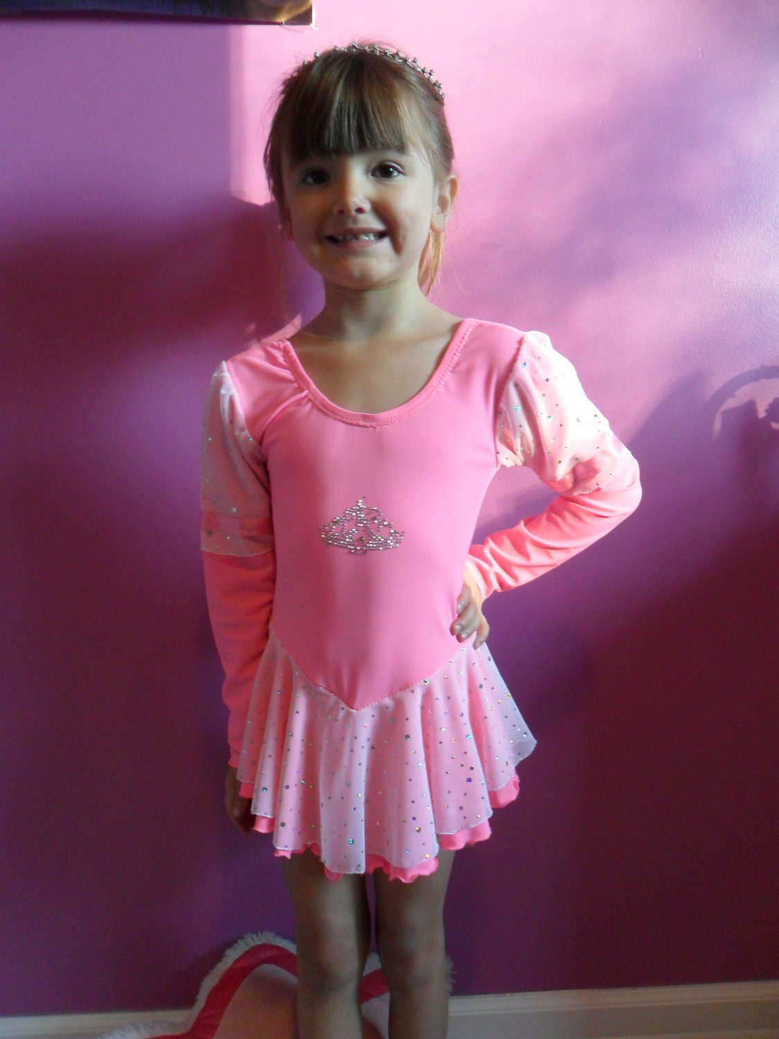 Figure skating/dress up dress - Pretty pink princess
