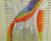 Figure Skating dress Ice skating dress - Over the Rainbow