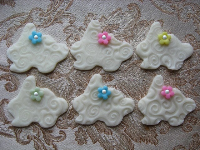 12 Fondant Bunnies (EDIBLE) Il_170x135