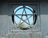 Pere Lachaise Cemetery, Paris France - Pentacle Ironwork - Fine Art Print or Digital Download of 'Solitary'