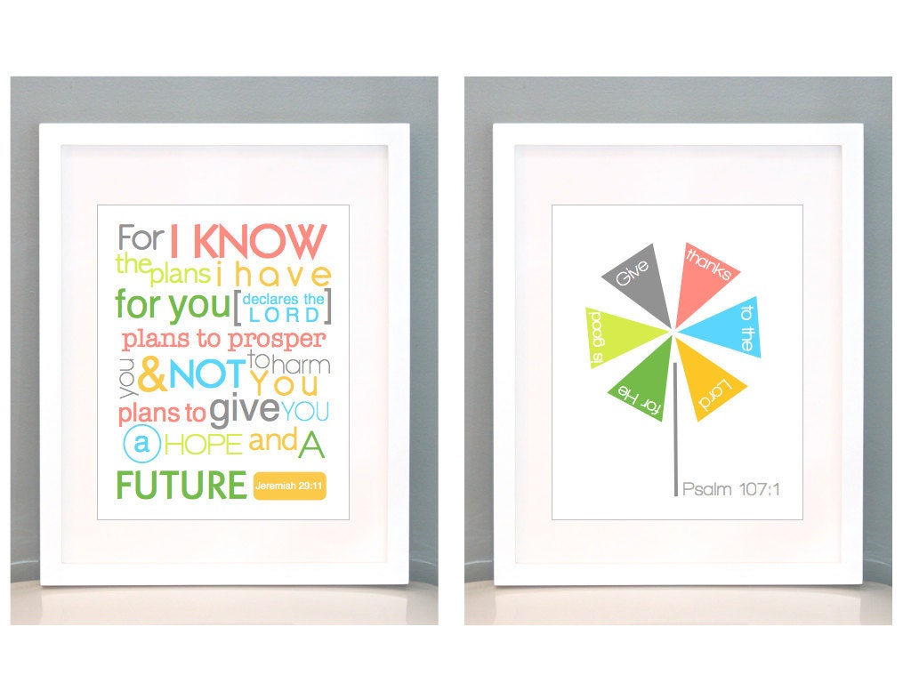 11x14 Jeremiah 29:11 Poster