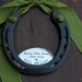 The Shamrock Love and Luck Horseshoe - Traditional Symbol of Good Luck Handmade Original by Sycamore Hill