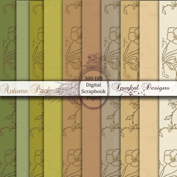 Digital Paper Beige Floral Digital Paper Invitation Paper Textured Background Paper Patterned Paper Scrapbook backgrounds Instant Download Il_570xn