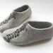 Felted slippers with Vivaldi Music Felted Largo. Custom Color and Music. Notes Violin Play. Custom made Her Womens sizes