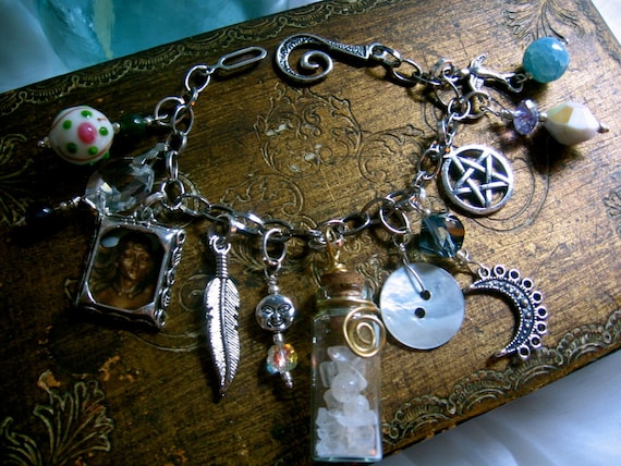 Strength of Artemis- Moon Spell Charm Bracelet