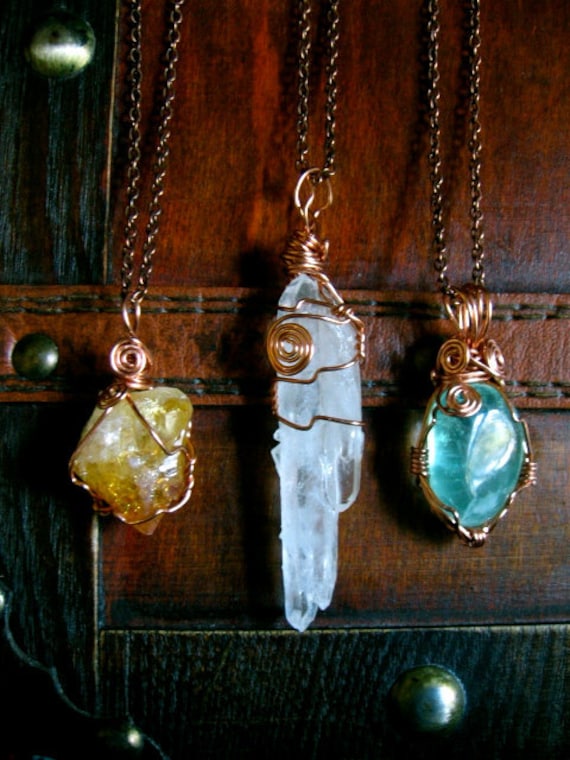 Green Fluorite Faery Amulet