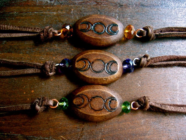 Triple Goddess Bracelet- pick your color
