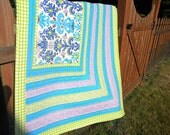 Bright Apex - baby quilt