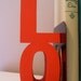 Wooden LOVE Bookends - Great Home or Office Decor - Two Inch Deep Chunky Letters