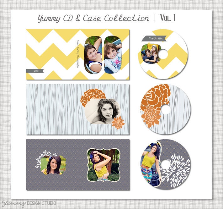 Yummy CD Cases Vol 1 - PSD Template Design