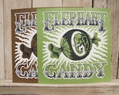 Elephant Candy print