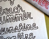Summer Lovin' Embroidery Pattern PDF