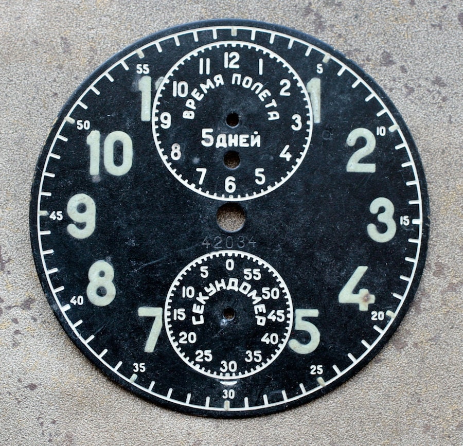 military clock face