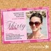 Years of Fabulous - adult birthday party custom photo invitation invite - woman, lady - printable digital file