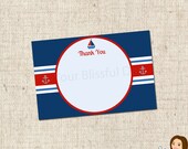 PRINTABLE Nautical Baby Shower Thank You Cards Il_170x135