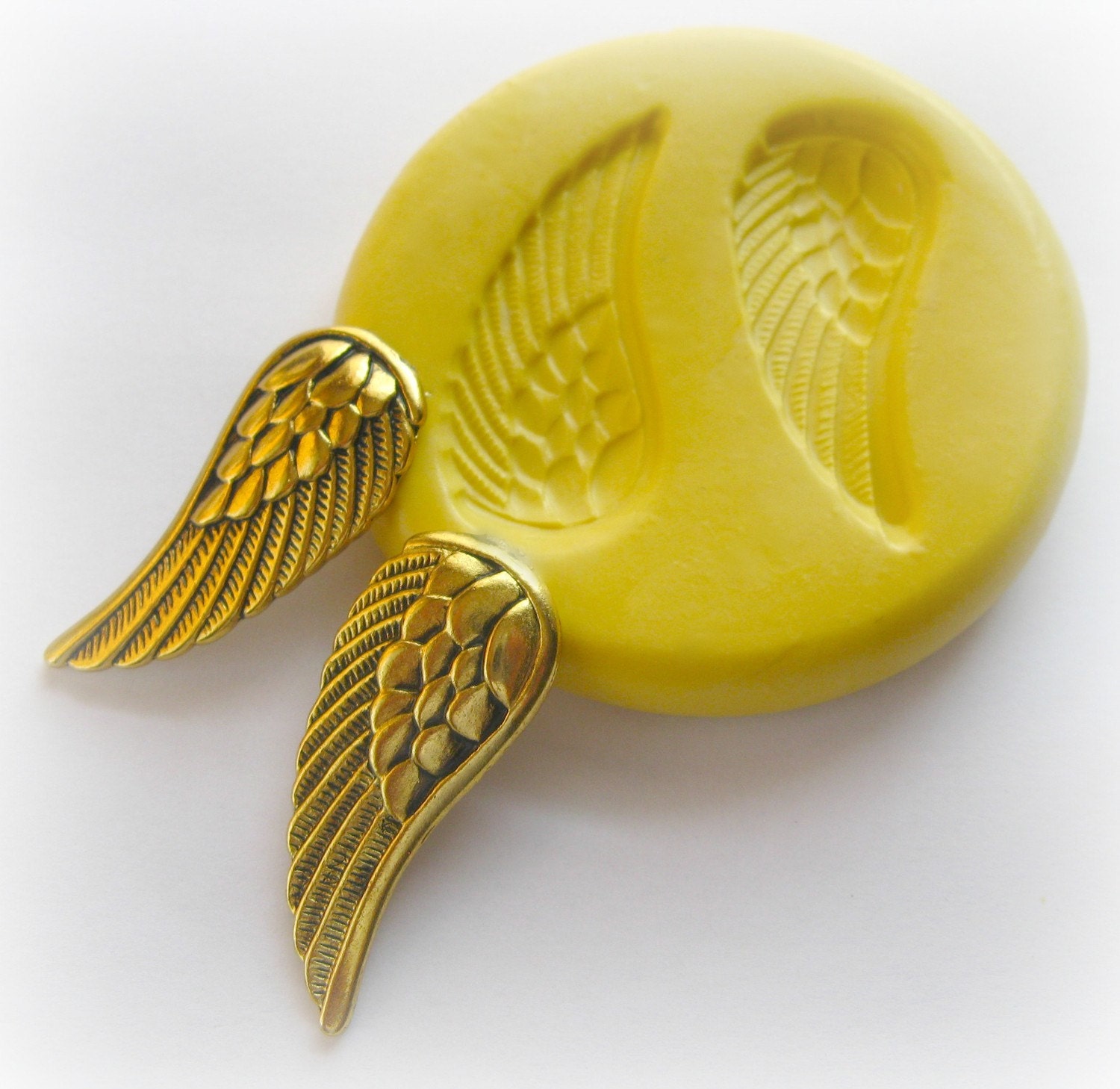 Angel Wings Flexible Soap Resin Wax Embellishment Mold