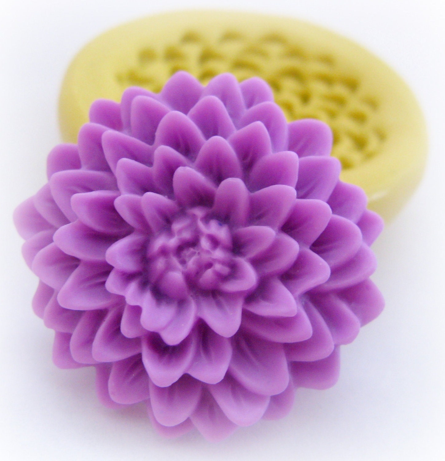 Large Chrissy Spring Flower Mold Silicone Big Chyrsanthemum  Flowers Mould