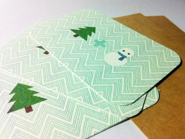 Mint Christmas Card