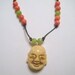 Bone carved buddha neklace
