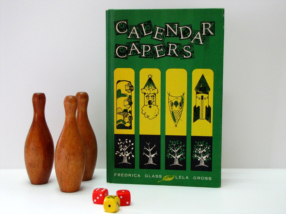 1965 Calendar Capers Book of Childrens Crafts for the Seasons SALE
