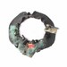 Recycled fabric necklace Bib with safety pins and beads for her - one of a kind-OOAK