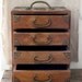 v i n t a g e four drawer jewelry box-made in japan