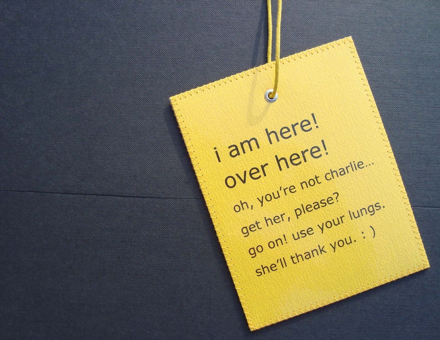 Personalized gift idea for men guys girls best friend - Personalized Bag Tag that's always there to Help You out.