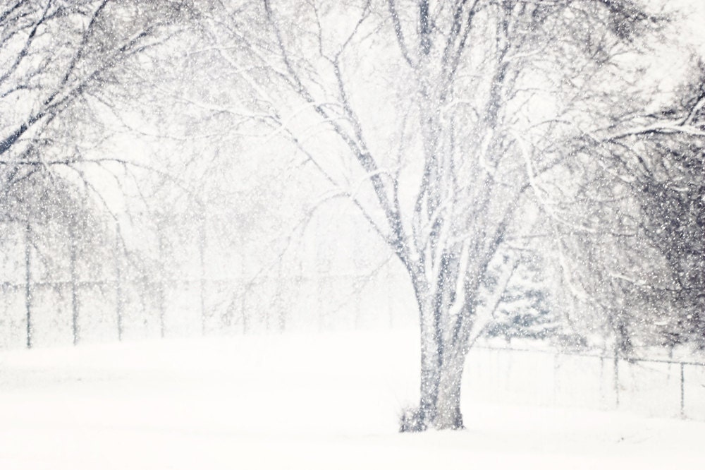 Gothic Winter Landscape Fine Art Metallic photo Print 8x12