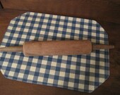 Antique Walnut Wood Rolling Pin
