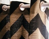 Shower Curtain Large Zig Zag Chevron 72x72