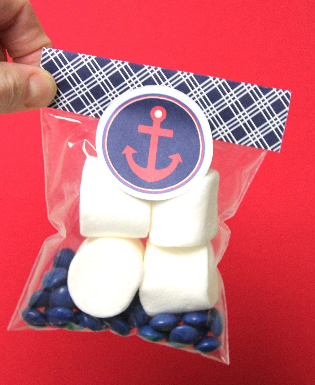 Nautical (Classic Sailboats) Treat / Favor bags, set of 12 Il_570xn