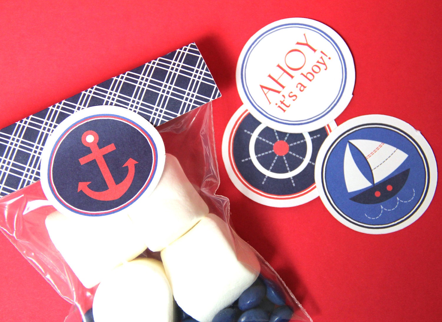 Nautical Baby Shower - Birthday Decorations (Classic Sailboats) , full party package