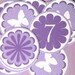 Butterfly Meadow - Party Stickers, set of 12 (three styles)
