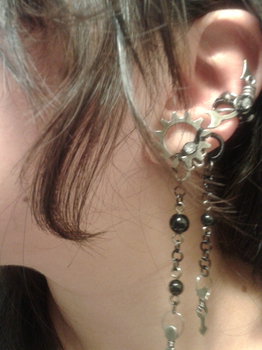 Galaxy Steampunk Ear Cuff