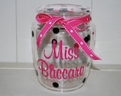 Acrylic Candy Jar Personalized
