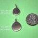 Engraved Sterling Silver Monogram Necklace - Large (18mm)