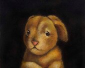 Vintage Bunny Rabbit  Toy Portrait-Steiff