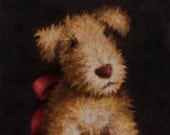 Toy Dog Portrait White