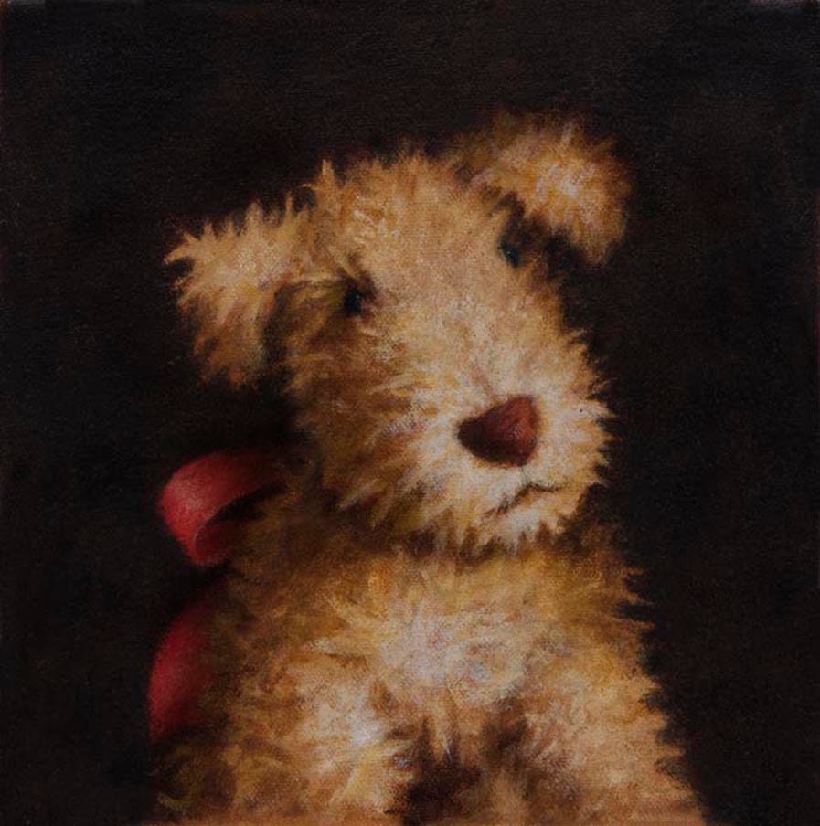 Toy Dog Portrait White