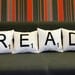 READ Scrabble Tile Letter Pillows
