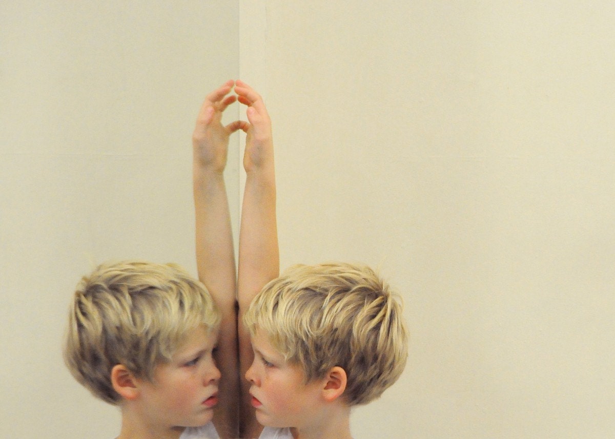 Ballet Boy Reflection Fine Art Photograph
