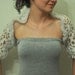 White Lace Vintage Look Shrug / Bolero / Bridal Shrug / Made to Order