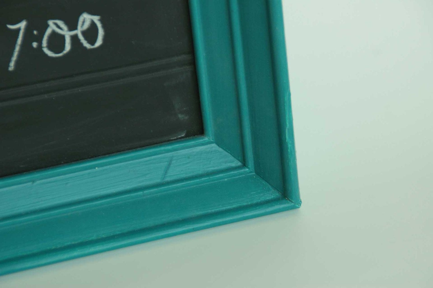 Chalkboard Organizer Teal Frame