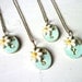 Daisy Necklace with Custom Letter