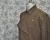 Mens Victorian/ Steampunk Button Front Shirt---The Deadwood Shirt---Made to Order----Made to Personal Measurements